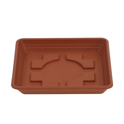 Artikel Underlägg Lara kvadrat 20cm x 20cm terrakotta 1 st