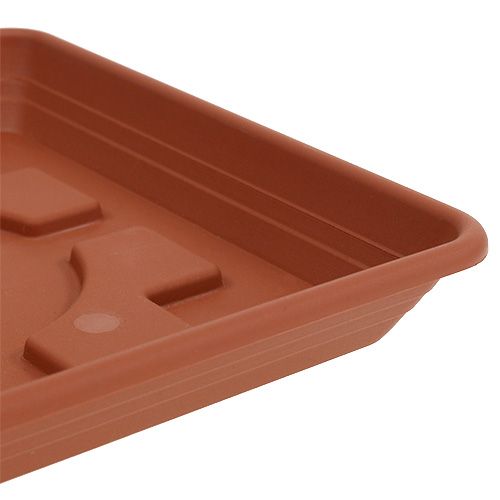 Artikel Underlägg Lara kvadrat 20cm x 20cm terrakotta 1 st
