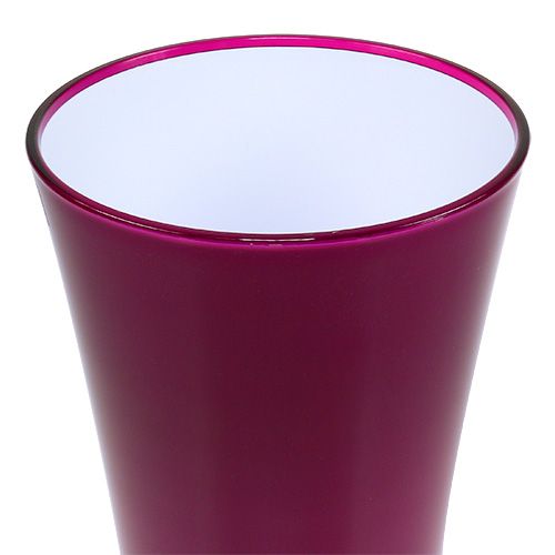 Vas &quot;Fizzy&quot; Ø13cm H20cm ljung, 1st
