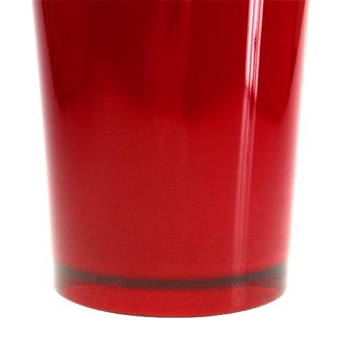 Floristik24 Vas “Fizzy” Ø13,5cm H20cm röd 1 st