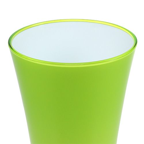 Artikel Vas &quot;Fizzy&quot; Ø16cm H27cm Äppelgrön 1 st