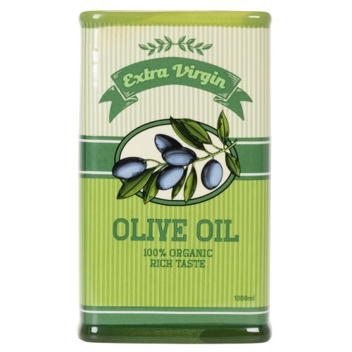 Artikel Olivoljavas, keramik, perfekt för köksdekoration och medelhavsbord, 18 cm