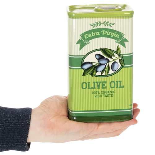 Artikel Olivoljavas, keramik, perfekt för köksdekoration och medelhavsbord, 18 cm