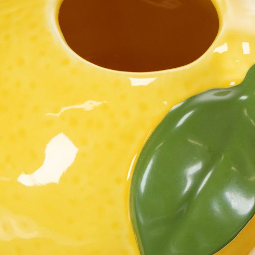 Artikel Citrusvas, apelsin och citron, som en extravagant heminredningsaccessoar, sommardekoration, 10 cm, 2 stycken