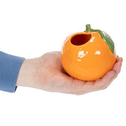 Artikel Citrusvas, apelsin och citron, som en extravagant heminredningsaccessoar, sommardekoration, 10 cm, 2 stycken