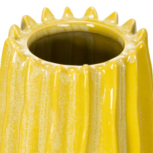 Artikel Vas med räfflad design för elegant inredning i vardagsrummet, 33 cm