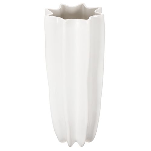 Blomvas räfflad modern dekorativ vas 38cm
