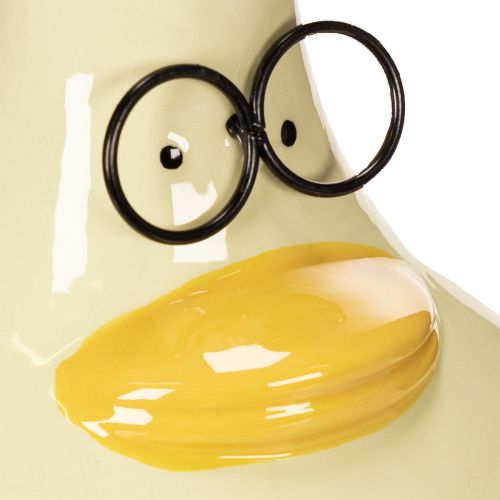 Artikel Ankfigurvas, keramik, glad design, perfekt för moderna interiörer, 15 cm, 2 stycken