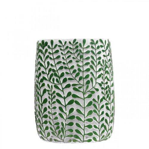 Artikel Blomvas, keramisk dekoration, betongutseende, vas med ryggdekoration Ø13cm H17cm