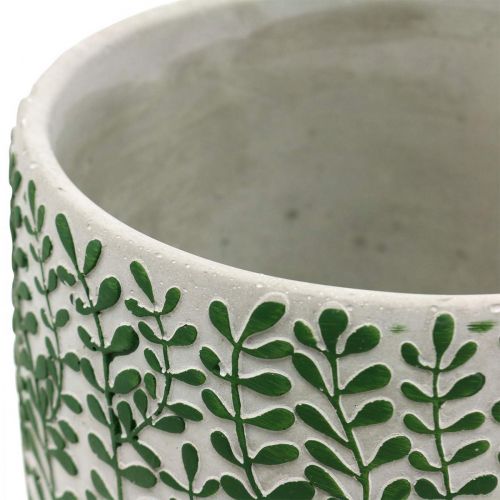 Floristik24 Planter med sankar, keramiska planter, planter, betongutseende Ø20,5cm H17,5cm