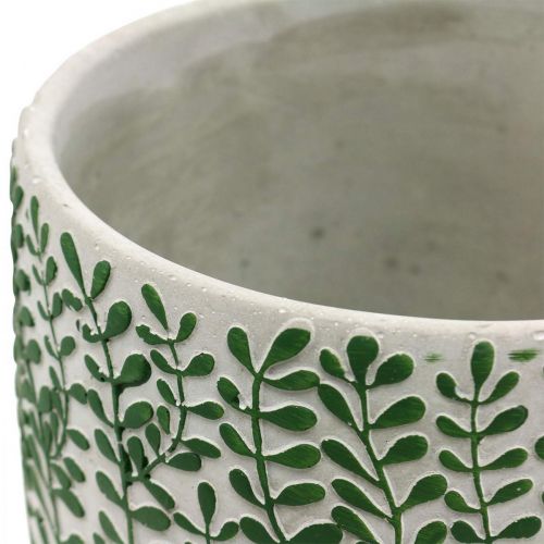 Artikel Planter med sankar, keramiska planter, planter, betongutseende Ø20,5cm H17,5cm