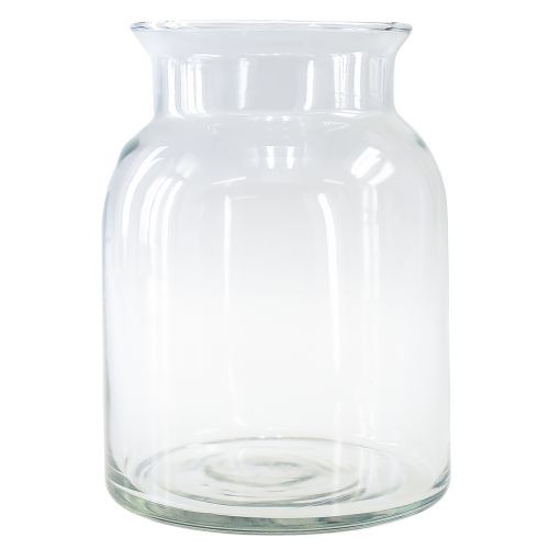 Floristik24 Dekorativ glasvas lykta glas klar Ø18,5cm H25,5cm