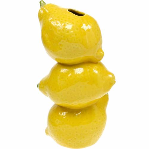 Floristik24 Blomma vas sommar dekoration dekorativ vas citron keramik H20cm