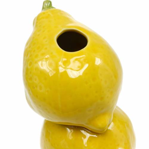 Floristik24 Blomma vas sommar dekoration dekorativ vas citron keramik H20cm