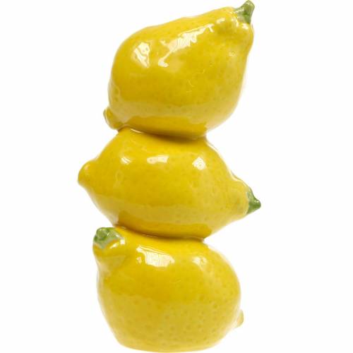 Floristik24 Blomma vas sommar dekoration dekorativ vas citron keramik H20cm