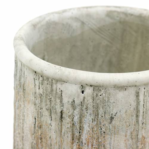 Floristik24 Planter vas betong trä design Ø15cm