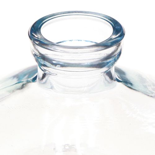 Artikel Vaser lökformade planglas dekorativa vaser blå Ø9cm H6cm 6 st