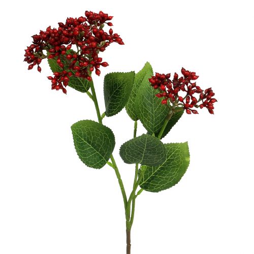 Berry gren röda viburnum bär 54cm 4st