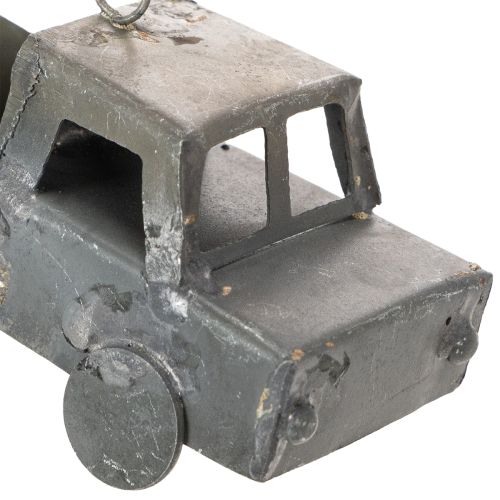 Artikel Dekorativa vintagebilar i metall för upphängning, blandade storlekar, 9-10 cm, 4 stycken