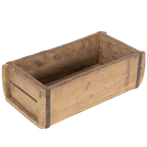 Vintage trälåda, tegelformad, 30 cm köpa | Floristik24.se