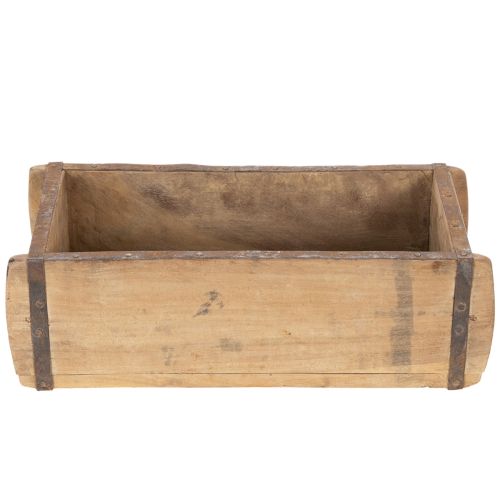 Vintage trälåda, tegelformad, 30 cm | Floristik24.se