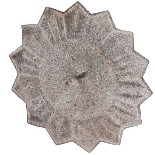 Artikel Vintage ljusstake grå att plugga in Ø11cm H8,5cm 4st