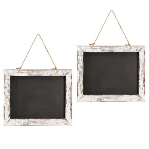 Artikel Vintage hängande tavla svart vit 30×25cm 2st