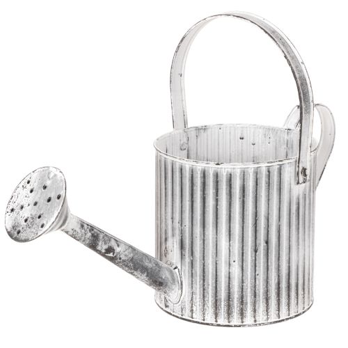 Vintage kruka Ø17cm, dekorativ vattenkanna, metallkruka shabby chic köpa | Floristik24.se
