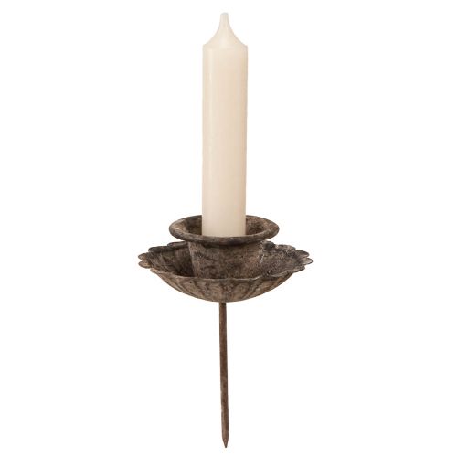 Floristik24 Vintage spetsig ljushållare för insättning Ø8,5cm H11,5cm 4st