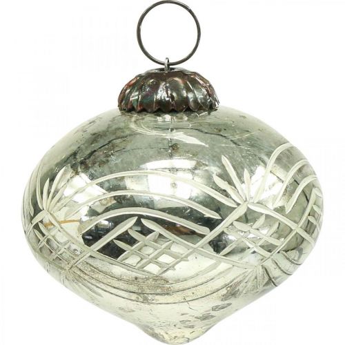 Artikel Vintage juldekorationer glas H7,5/8,5/9,5cm 3 st