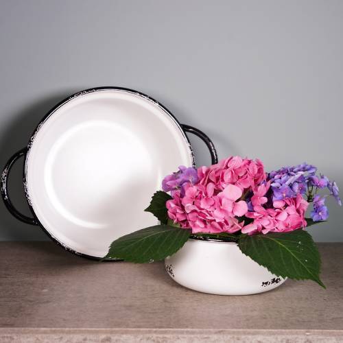 Floristik24 Vintage metallskålar Ø19,5cm - Ø25cm 2st