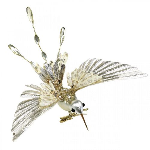 Kolibri, julgransdekorationer, dekorativ fågel, juldekorationer L20cm W20cm