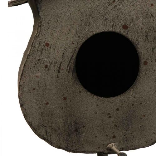 Dekorativ fågelhus hängande dekoration balkongdekoration vintage Ø20cm H43cm