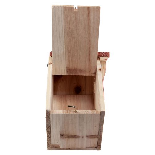 Artikel Fågelholk i trä natur brun/beige 23cm 1 st