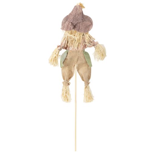 Artikel Fågelskrämma på pinne blomplugg grön blå H45/68cm 4 st