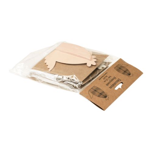 Artikel Honeycomb kyckling bordsdekoration påsk vit orange 11×6,5×12cm 6st