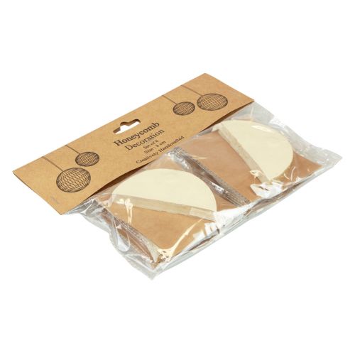 Artikel Honeycomb bollar jul honeycomb bollar krämguld Ø8cm 4st