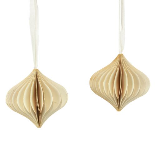 Artikel Honeycomb bollar honeycomb bollar lök kräm vitguld Ø8cm 4 st