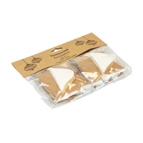 Artikel Honeycomb bollar honeycomb bollar lök vitguld Ø8cm 4 st