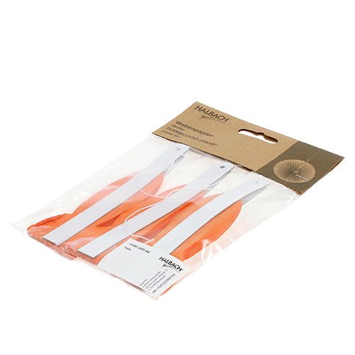 Floristik24 Honungskaka pappersblomma orange Ø20cm 3st