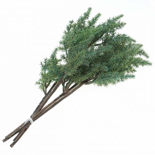 Floristik24 Enbärsgren konstgrön 36cm 4st