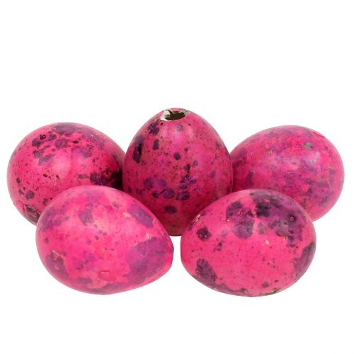 Artikel Vaktelägg Rosa 3,5-4cm Utblåsta ägg Påskdekoration 50 st