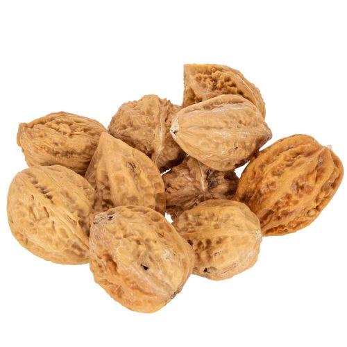 Valnötter, en naturprodukt för bordsdekoration och gör-det-själv-projekt. Naturliga valnötter, 4-5 cm, 300 g. köpa | Floristik24.se