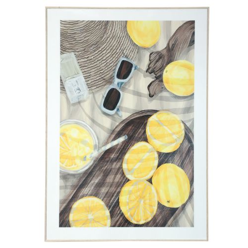 Artikel Väggdekoration sommardekorationsbild med citronlemonad 40×60cm