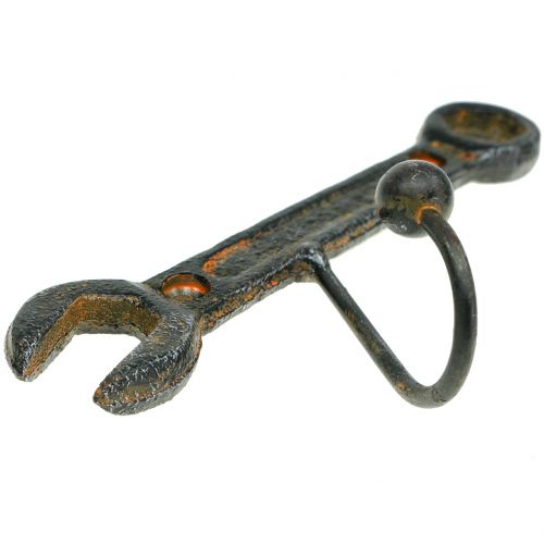 Floristik24 Väggkrokverktyg mörkbrunt 14cm 2st