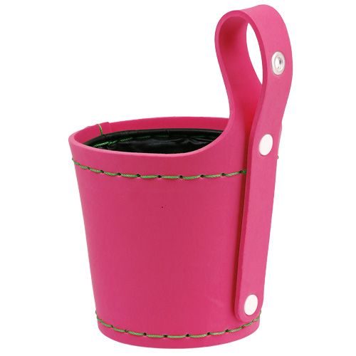 Floristik24 Vägghängare växt kruka rosa Ø14cm H15cm, 1 st