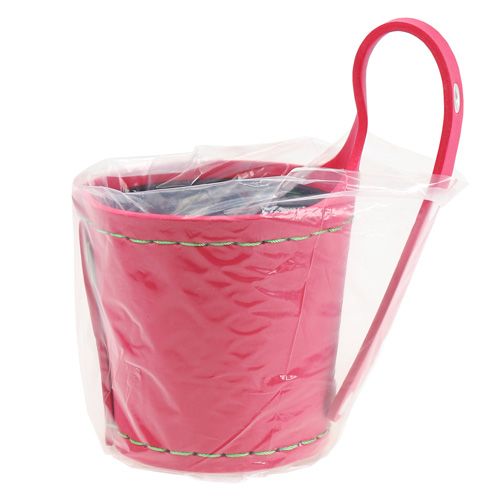 Floristik24 Vägghängare växt kruka rosa Ø14cm H15cm, 1 st