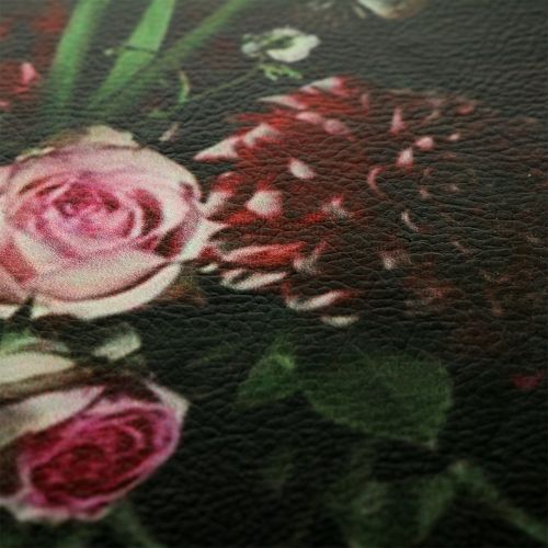 Floristik24 Väggplatta med blommönster Ø33cm