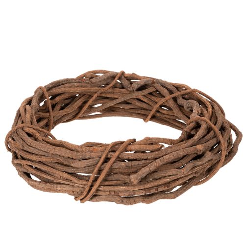 Naturlig pilkrans som hantverkskrans för blomsterhandel, 40 cm | Floristik24.se