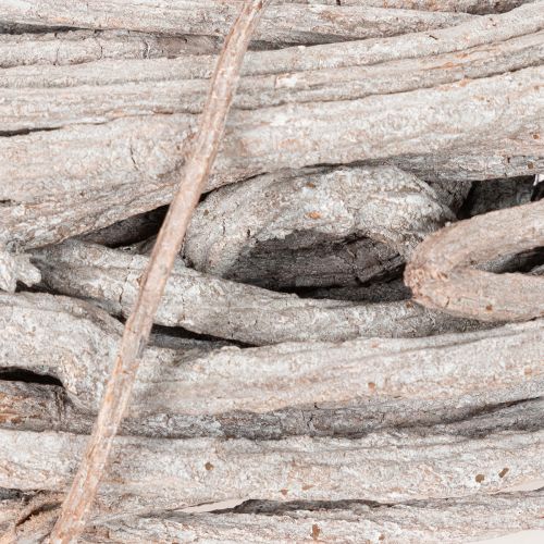 Pilkransdekoration, krans gjord av vitkalkade grenar, 40 cm | Floristik24.se